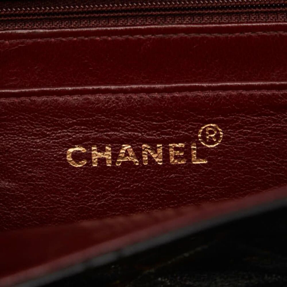 Chanel Timeless Black Leather Shoulder Bag (Pre-Owned) - Picture 9 of 12